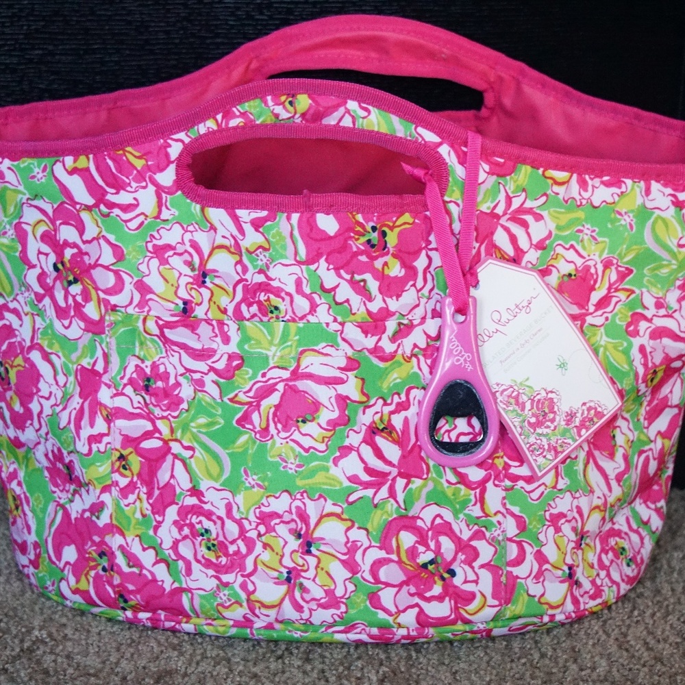 Lilly Pulitzer Insulated Beverage Bucket Cooler